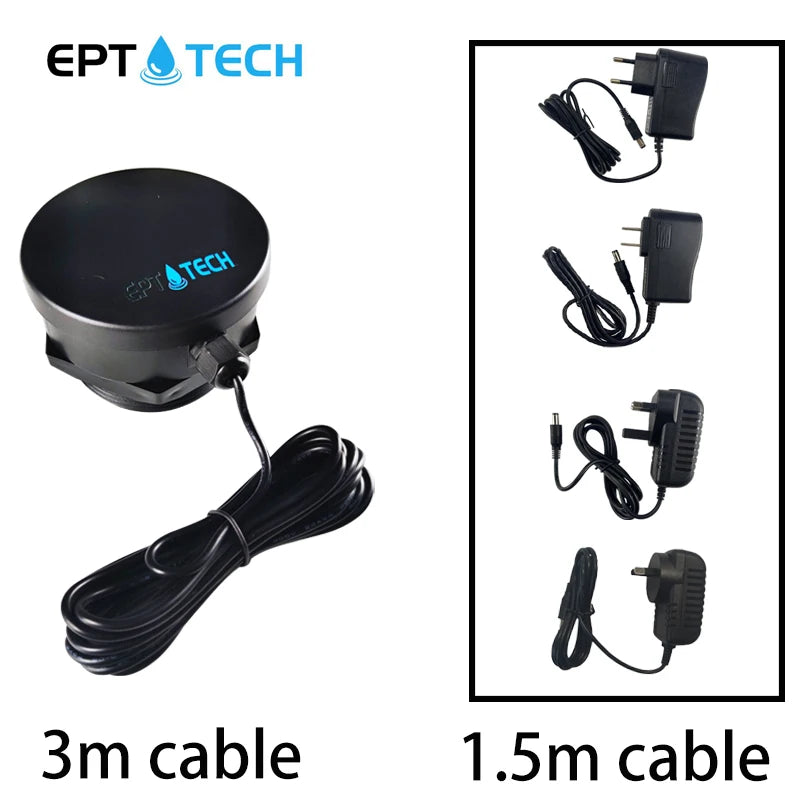 EPTTECH TLC2206-ESP 4G IoT ESP32 Ultrasonic Level Controller for Irrigation Farm Poly Rainwater Tanks & Level Monitor Remote