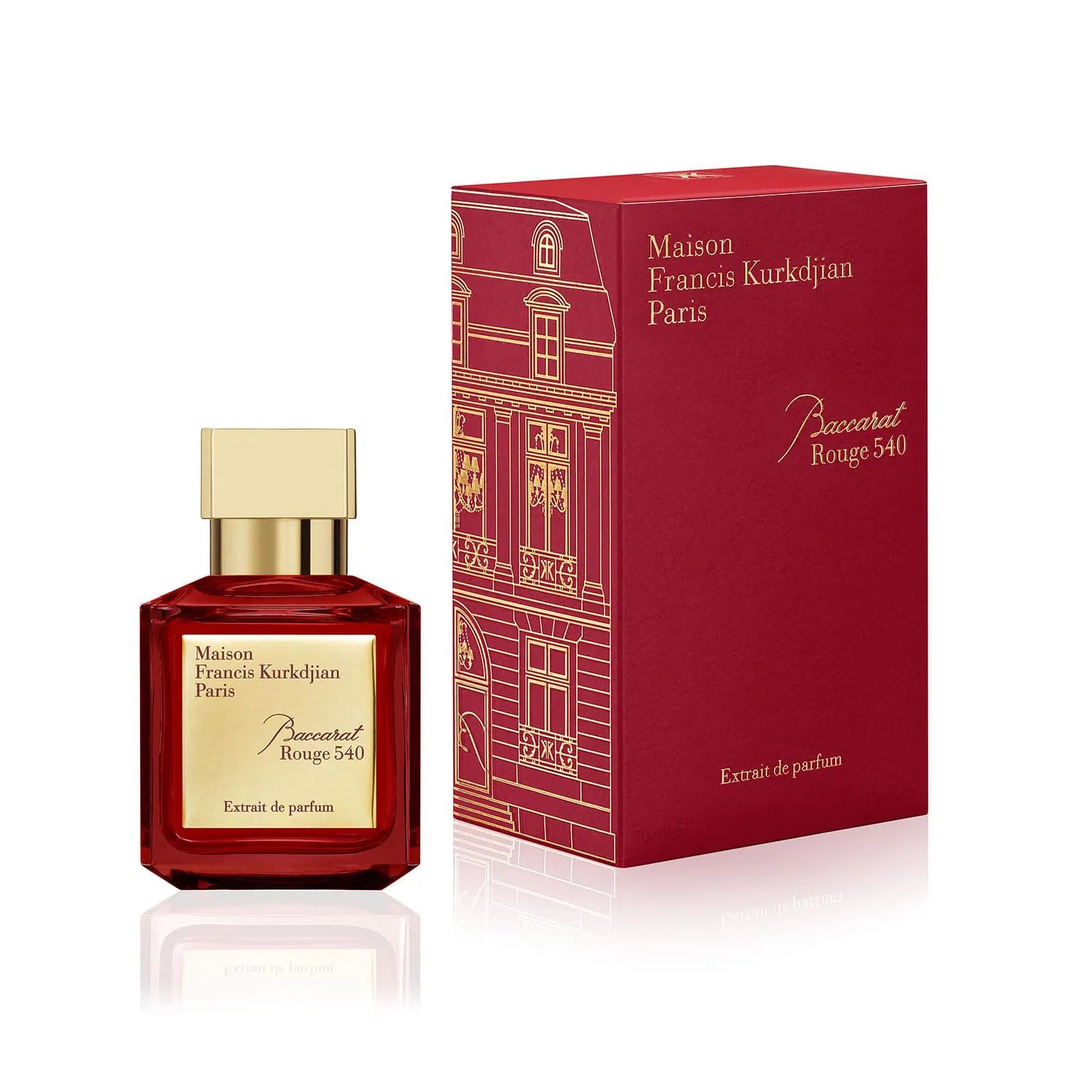 Maison Francis Kurkdjian Baccarat Rouge 540 Extrait De Parfum Spray for Unisex – Iconic Oriental Floral & Woody Scent, Bitter Almond, Saffron, Jasmine & Cedarwood, Long-Lasting Luxury Fragrance, Perfect Gift, 2.3 Fl oz / 70