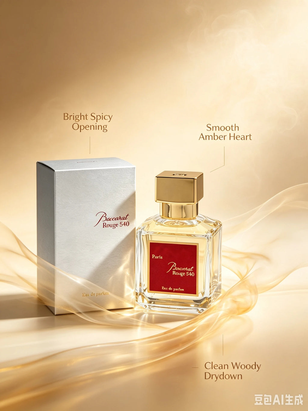 Baccarat Rouge 540 Eau de Parfum Unisex Luxury Woody Amber Fragrance, Saffron Jasmine Cedarwood Warm Scent, Long Lasting Daily Evening Wedding Perfume, Premium Quality Fragrance for Men Women, New Store Listing Same Original