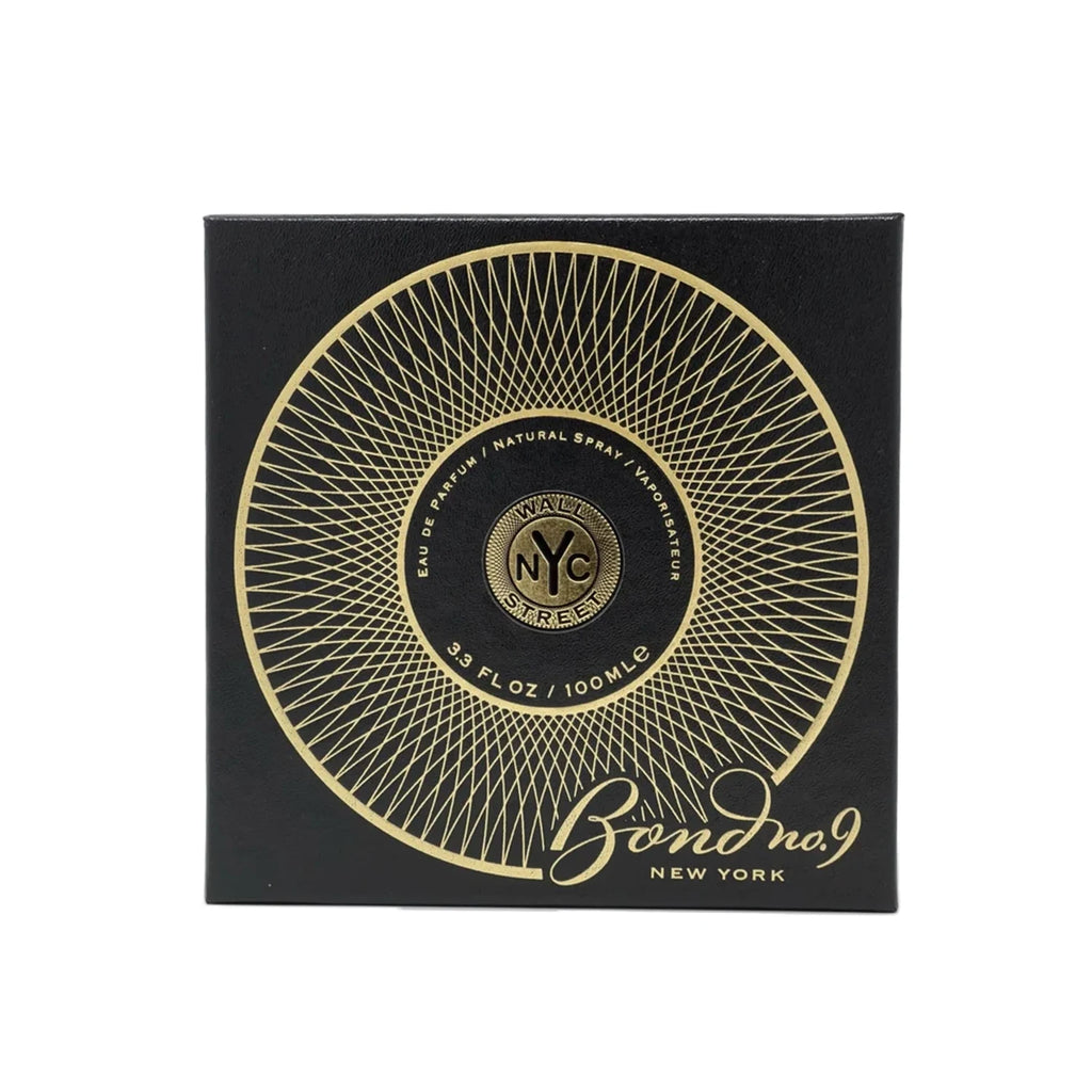 Bond No. 9 New York Wall Street Eau de Parfum Spray for Men – Fresh Aquatic & Marine Scent, Zesty Citrus, Sea Notes & Musk, Long-Lasting Luxury Fragrance, Perfect Gift, 3.4 fl oz / 100 ml