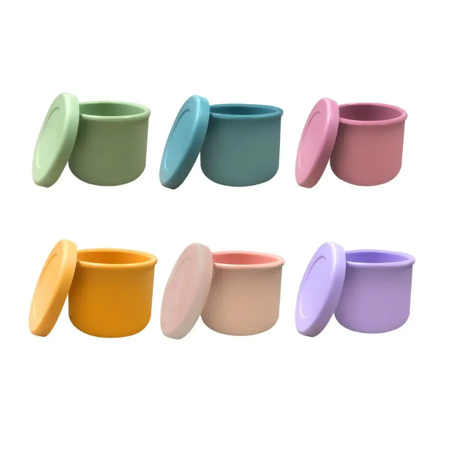 650ML 250ML Silicone Lunch Box Refrigerator Fresh-keeping Box Microwavable Home Kids Tableware  Food Storage Container with Lid