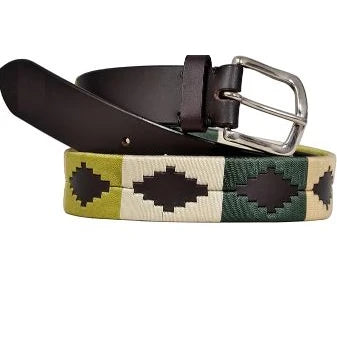 High-Strength genuine leather belt Brass buckle belt for women and men polo lifestyle handmade belt Argentine Polo belt