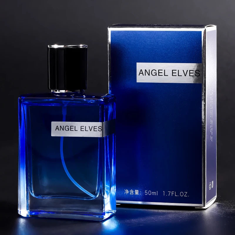 ANGEL ELVES Men Perfume 50ml Long Lasting Light Fragrance Woody Ocean Scent Cologne Spray For Men Masculine Body Perfume 3 Colors