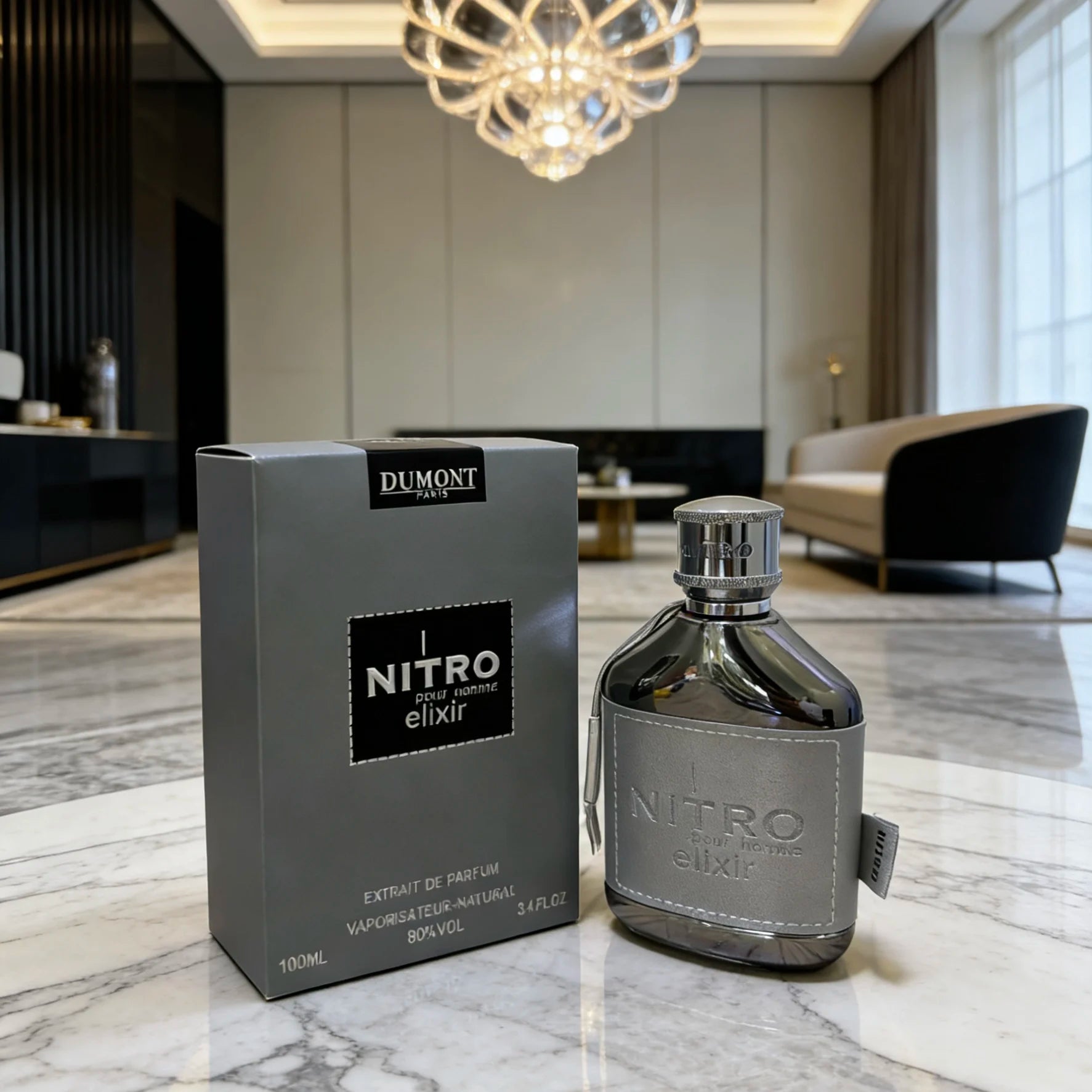 Nitro Elixir Pour Homme Extrait De Parfum for Men Long Lasting Luxury Fragrance Nitro Perfume for Men 100ml Cologne
