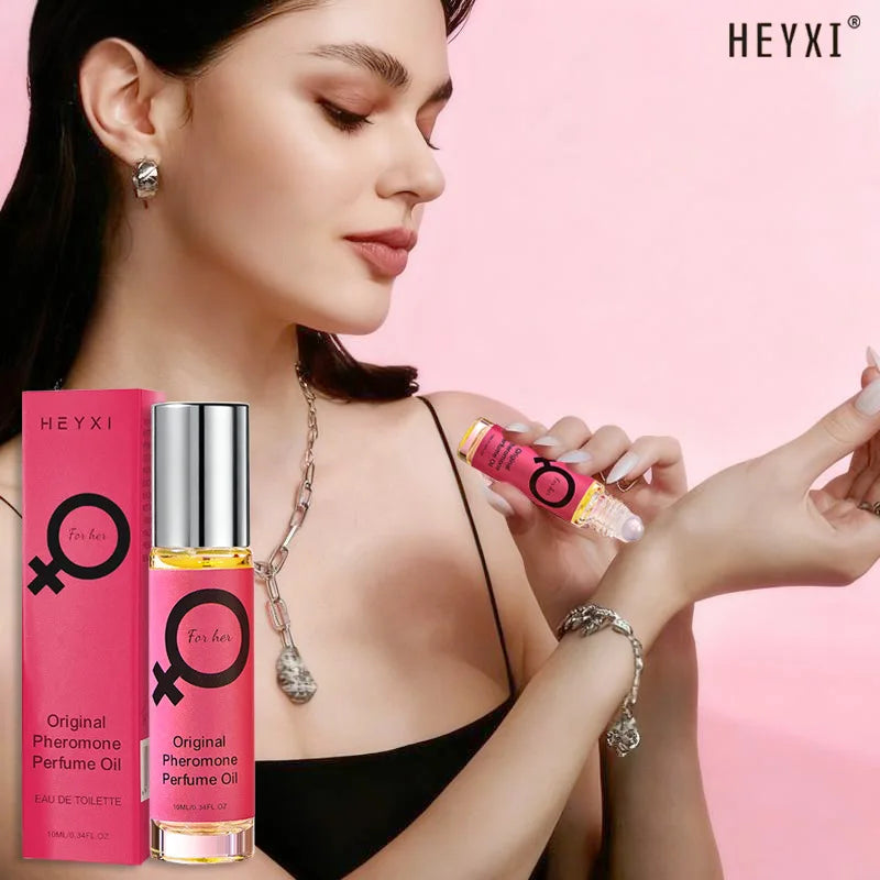 Alcohol-Free Roll-On Perfume for Women Natural Floral Scent Long-Lasting Mild Fragrance Portable and Elegant Daily Body Perfume
