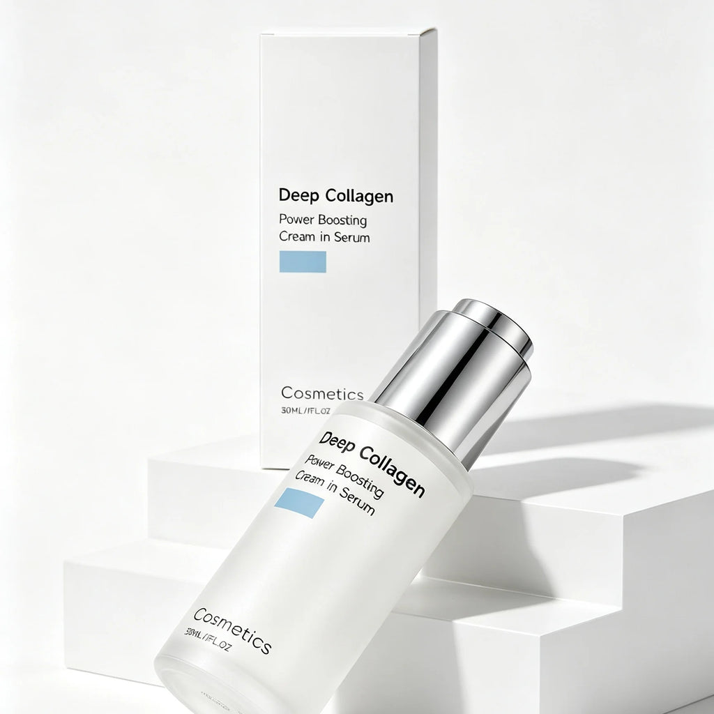 Deep Collagen Serum Long Lasting Lifting Facial Rejuvenation Enhanced Skin Elasticity Lightweight Non‑sticky Pore Refining Serum
