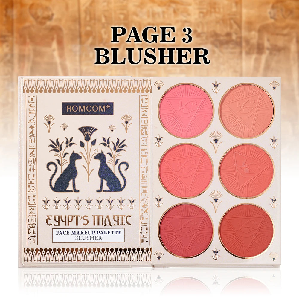 5-Page All-in-One Makeup Book Eye Shadow Powder Blusher High Gloss Powder Facial Mask Lip Gloss Mascara Essence Eye Black