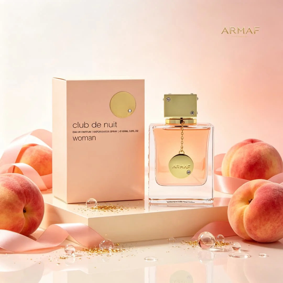Armaf Club De Nuit Woman Eau De Parfum (3.6 oz / 105 ml) — a Rich, Floral-Fruity-Oriental Fragrance Exuding a Mature, Alluring, and Atmospheric Vibe; the Perfect Scent for an Urban Woman's Evening Date.