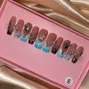 10Pcs Colors Wholesale Hand Paint Gel Best-selling Beautiful Luxury Customized Handmade Press on Nails