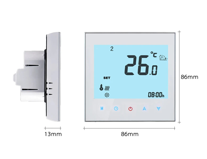 0-10V fan temperature regulator 2P air conditioning temperature controller with TUYA WiFi