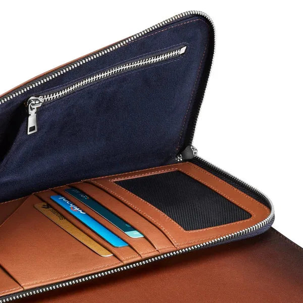 Stylish Durable Genuine Leather Laptop Sleeve Custom Design Classic Snap Closure Laptop Protection Covers