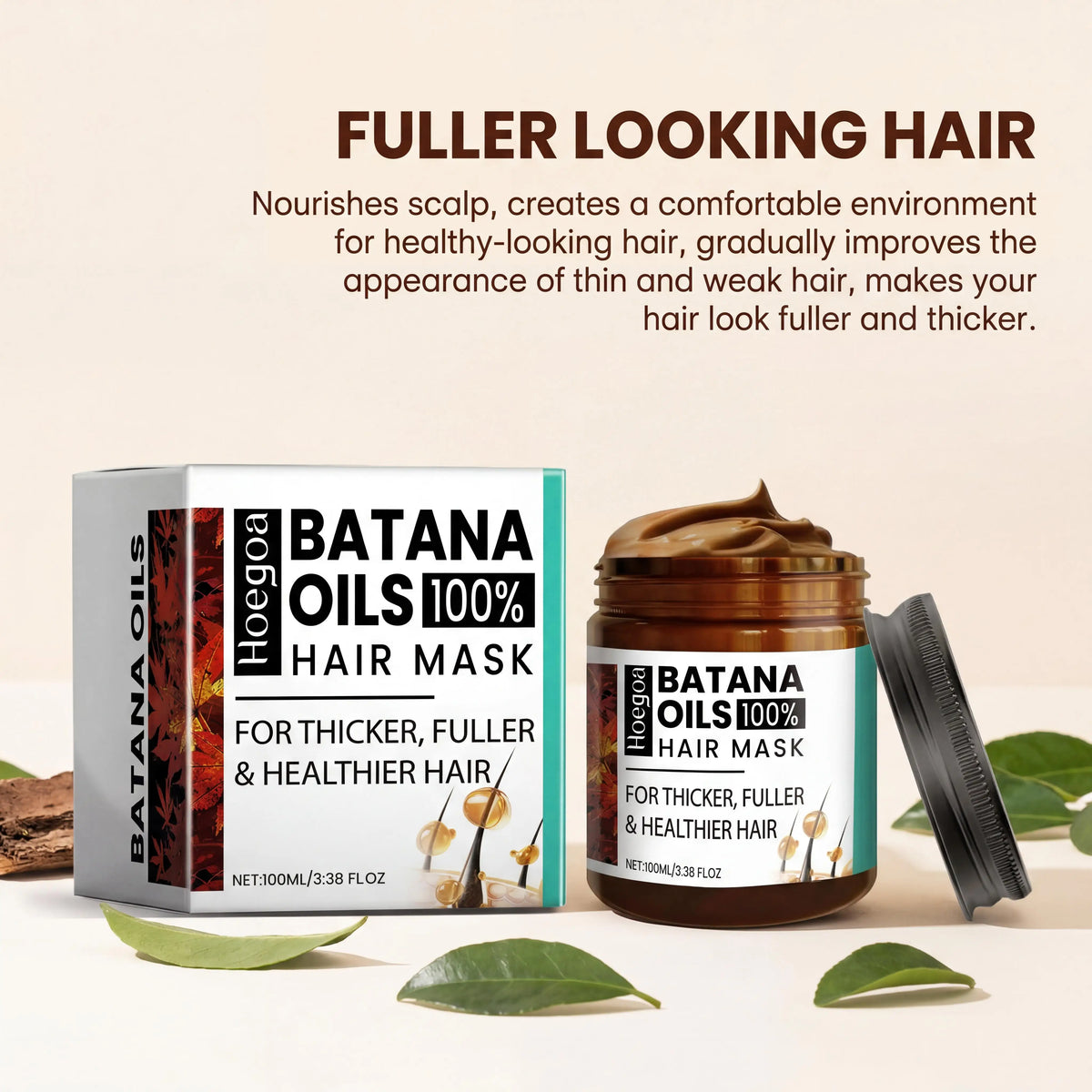 Batana Oils Hair Mask Deeply Nourishes Repairs Damage Adds Natural Shine Smooths Hair Promotes Growth Thickens Improves Texture Vitamin E Gentle Hair Care