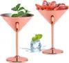 Top Selling Heavy Copper Antique Martini Glass Premium Quality Metal Gift for Christmas Promotion Sale Bulk Supplier