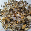 Wholesale 100pcs Love-Themed Natural Rutile Quartz Cabochons Loose Gemstones for Jewelry & Home Decor Perfect Souvenirs & Gifts