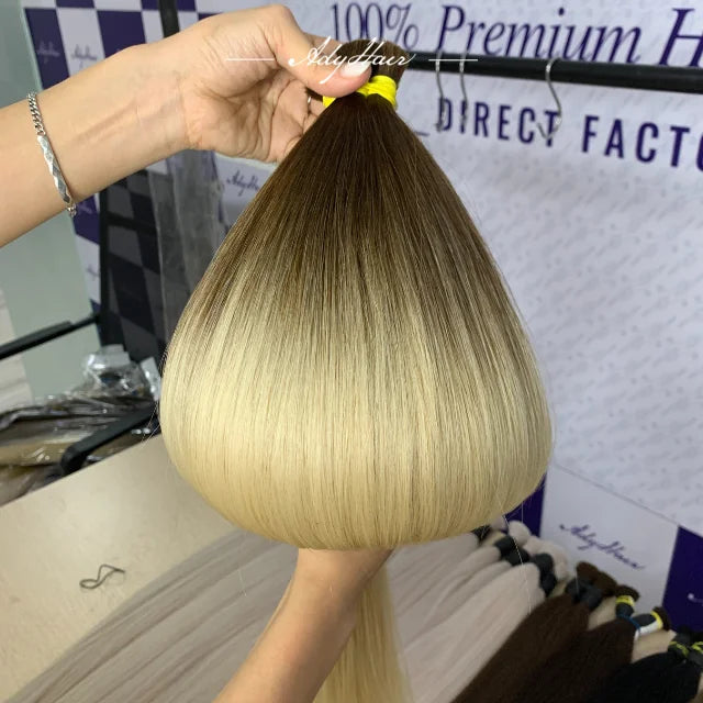 2025 Hot Selling Wholesale Premium Virgin Human Bulk Hair Fast Shipping Vietnamese Customized Unprocessed OEM Kinky Wig Tangle