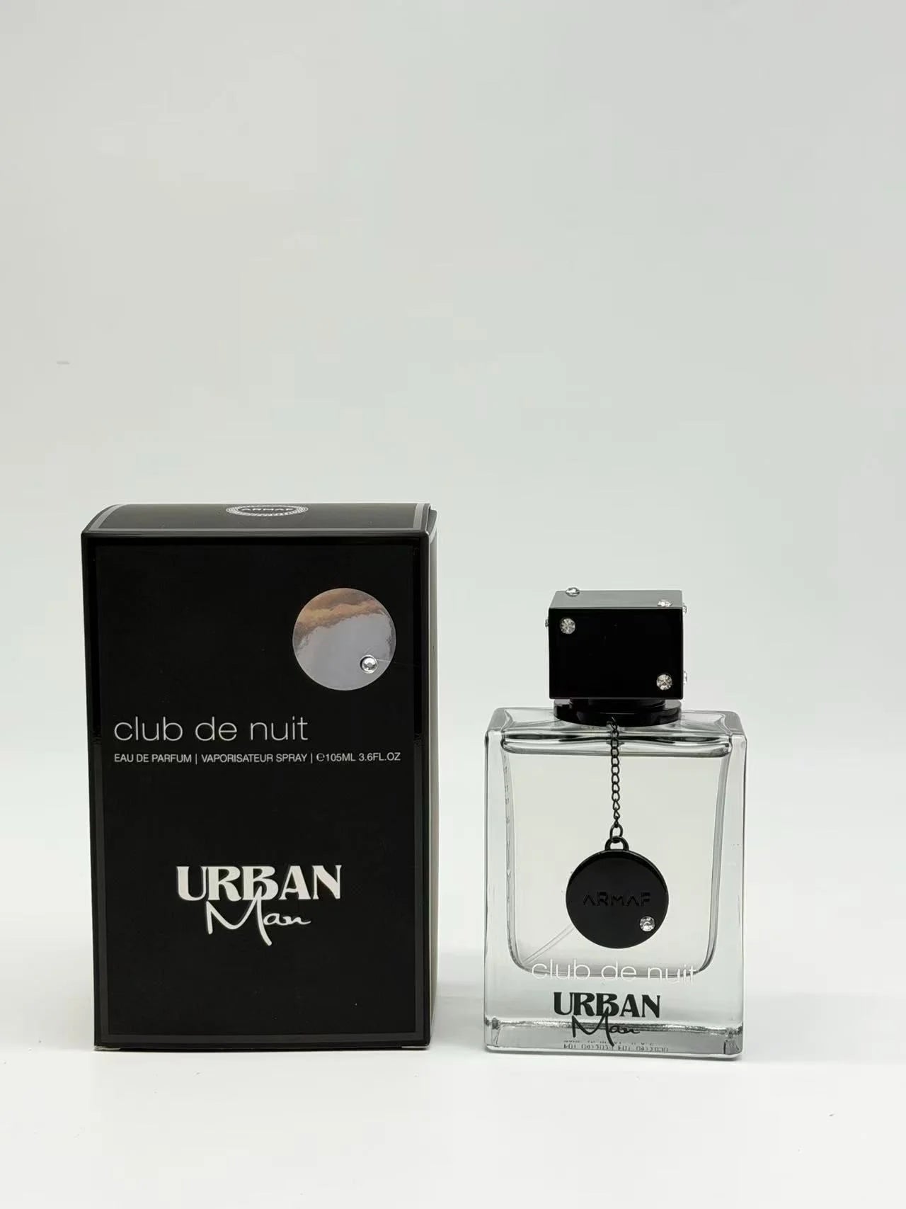 Armaf Club De Nuit Urban Man Perfume 3.6Oz/105Ml, Woody Aromatic Eau De Parfum Spray, Long Lasting Scent for Men