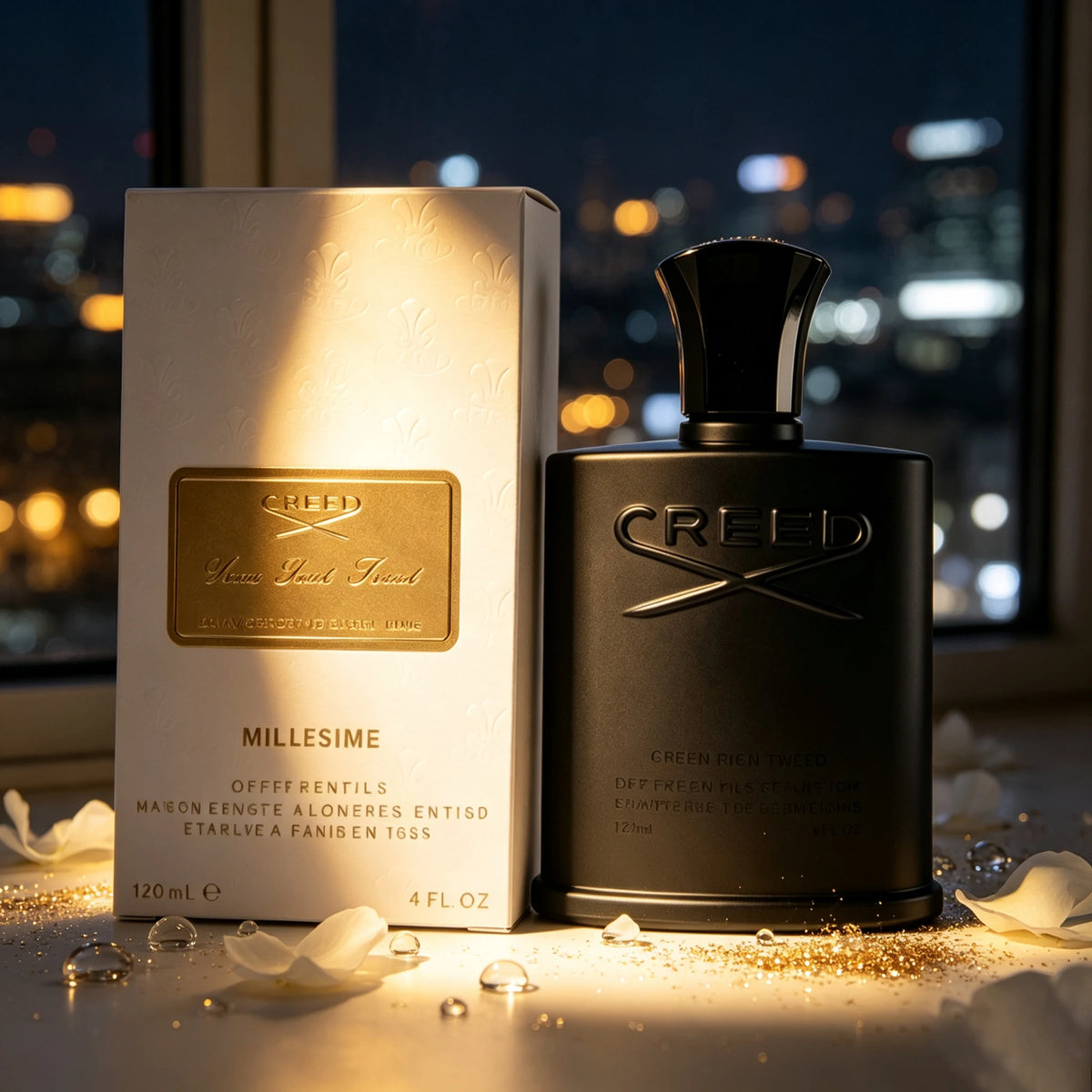 Creed New Black Bottle Perfume Spray, Fresh Wood Fragrance, Men's Lasting Fragrance Gift 120ml