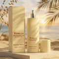 Vanilla Beach Fragrance Mist Moisturizing Hydrating Body Spray Skin Smoothing Daily Gentle Care Intense Scent Lock Professional