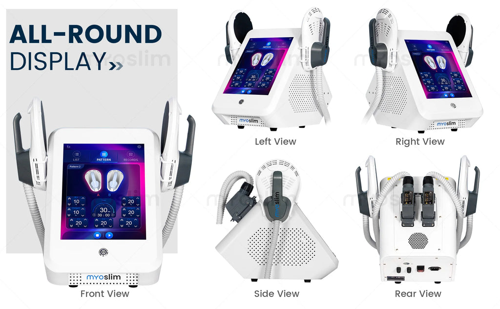 MYOslim EMS Body Slimming Machine 6500W Portable Electromagnetic Muscle Stimulator for Fat Removal And Weight Loss Sculpting