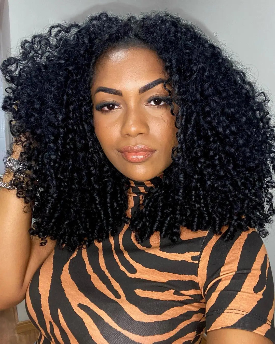 Pre Looped Feather Crochet Human Hair Kinky Curly For Black Women Pre Separated Knotless Burmese Curly Hair For Braiding