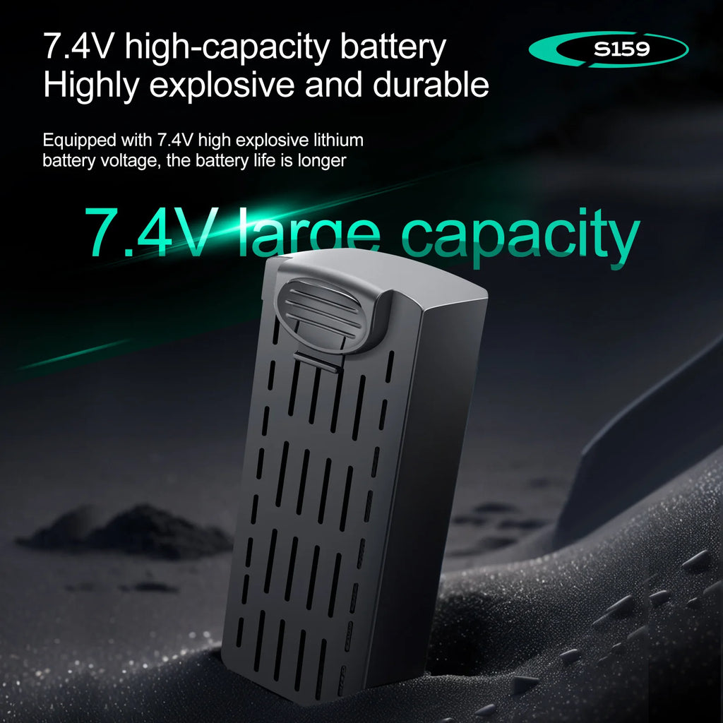 S159 Battery 7.4V 2200mAH S159 Drones Battery For S159 Remote Control Drones Spare Parts Accessories Wholesale