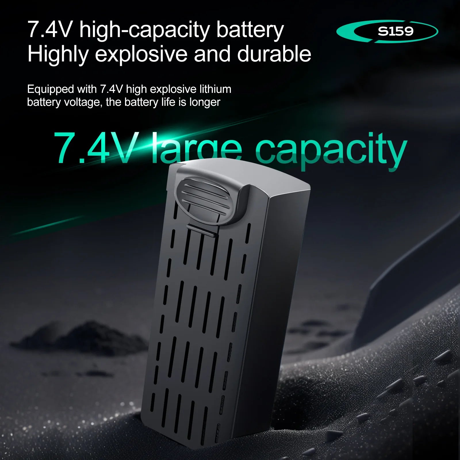 S159 Battery 7.4V 2200mAH S159 Drones Battery For S159 Remote Control Drones Spare Parts Accessories Wholesale