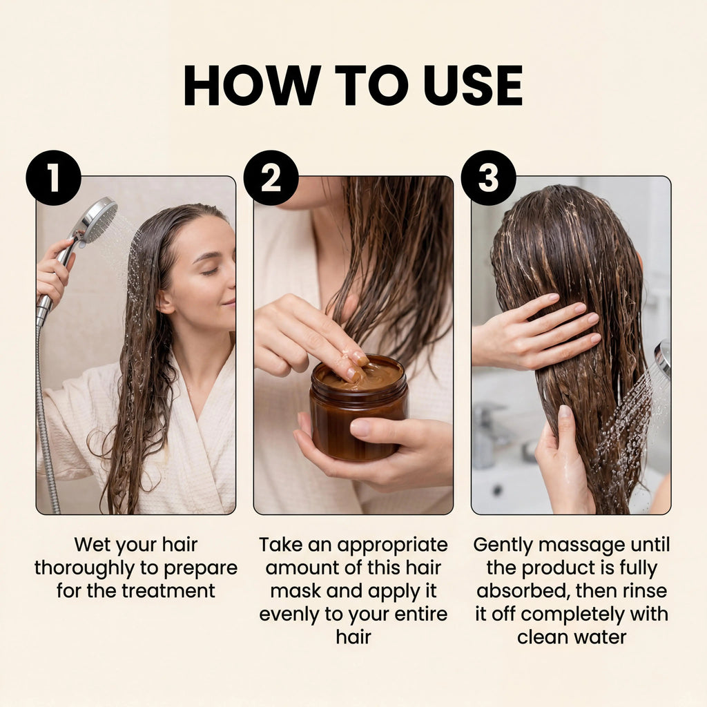 Batana Oils Hair Mask Deeply Nourishes Repairs Damage Adds Natural Shine Smooths Hair Promotes Growth Thickens Improves Texture Vitamin E Gentle Hair Care