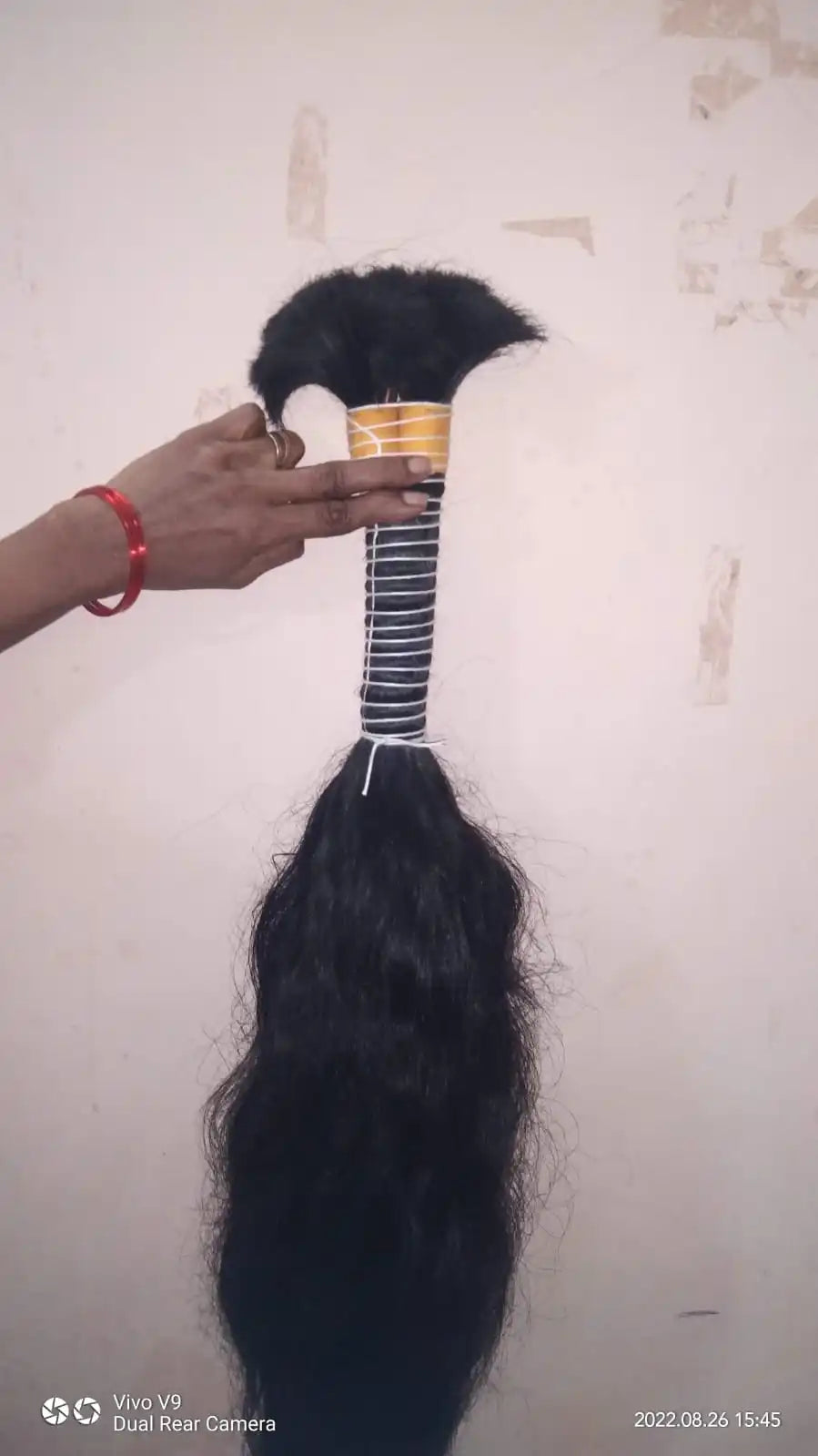 Best Quality 100% Indian Temple Hair Unprocessed and One Donar Bulk Raw Hair-virgin Raw Human Hair for Black Women Extensions