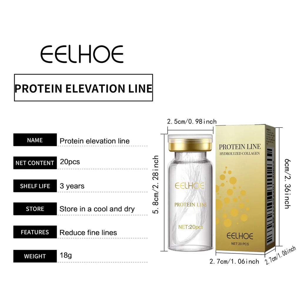 EELHOE Protein Threads Face Lift Skin Tightening Rejuvenate the Face Nourishing Deep Repair Skin Firming Protein Line Collagen