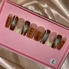 10Pcs Colors Wholesale Hand Paint Gel Best-selling Beautiful Luxury Customized Handmade Press on Nails