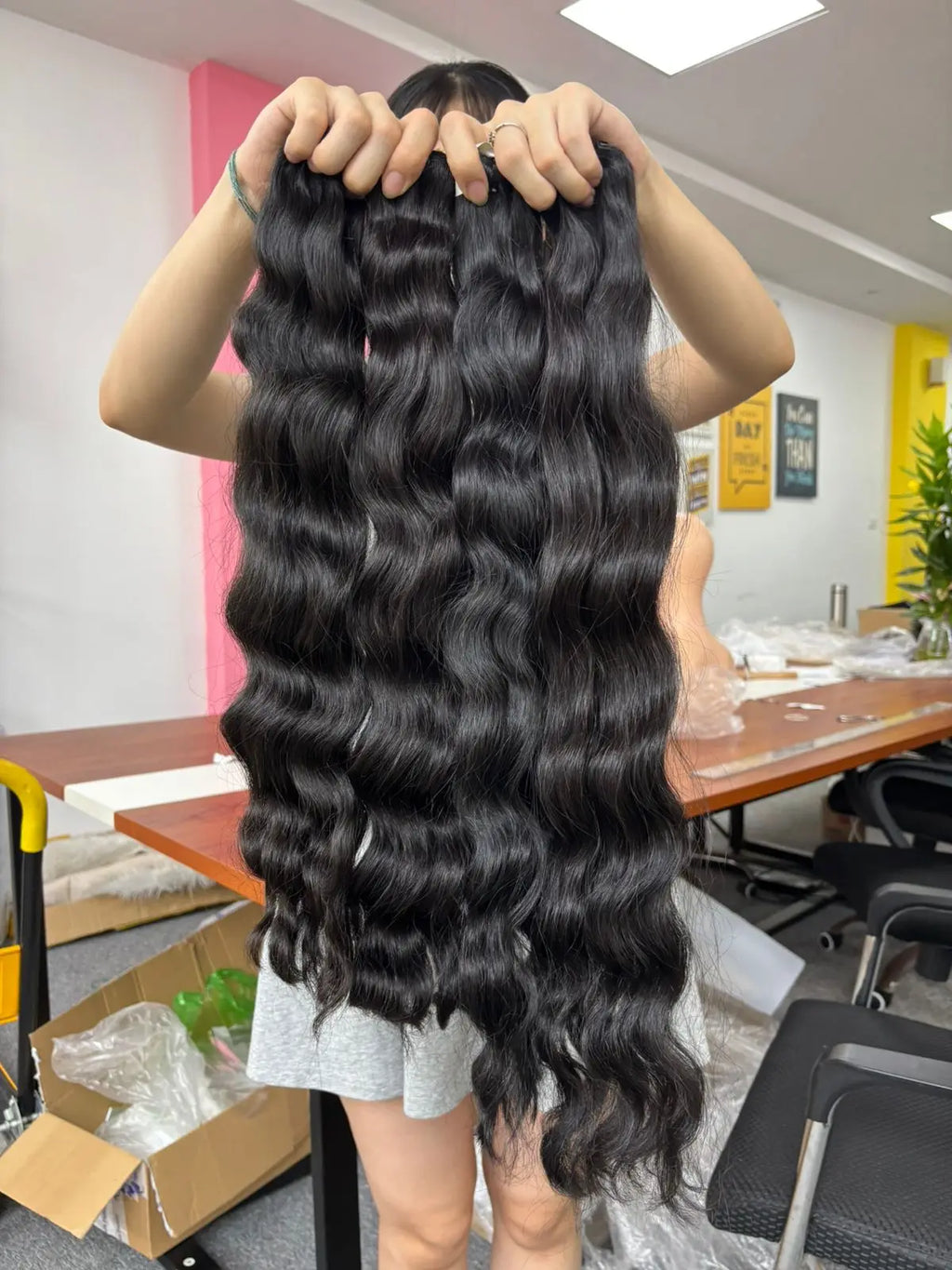 Best Single Donor Vietnamese Human Hair Extensions Virgin Cabello Humano Unprocessed Raw Natural Wave Good Vendor Quality