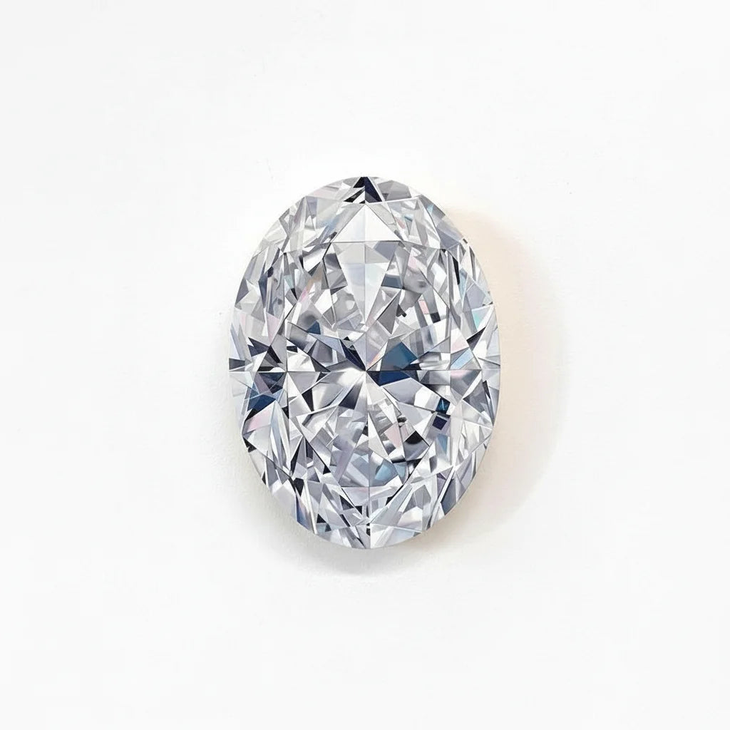 5.71 Ct Oval Lab-Grown Diamond IGI Certified CVD Diamond VS2 Loose Diamond for Engagement Rings, Fine Jewelry & Wholesale Supply