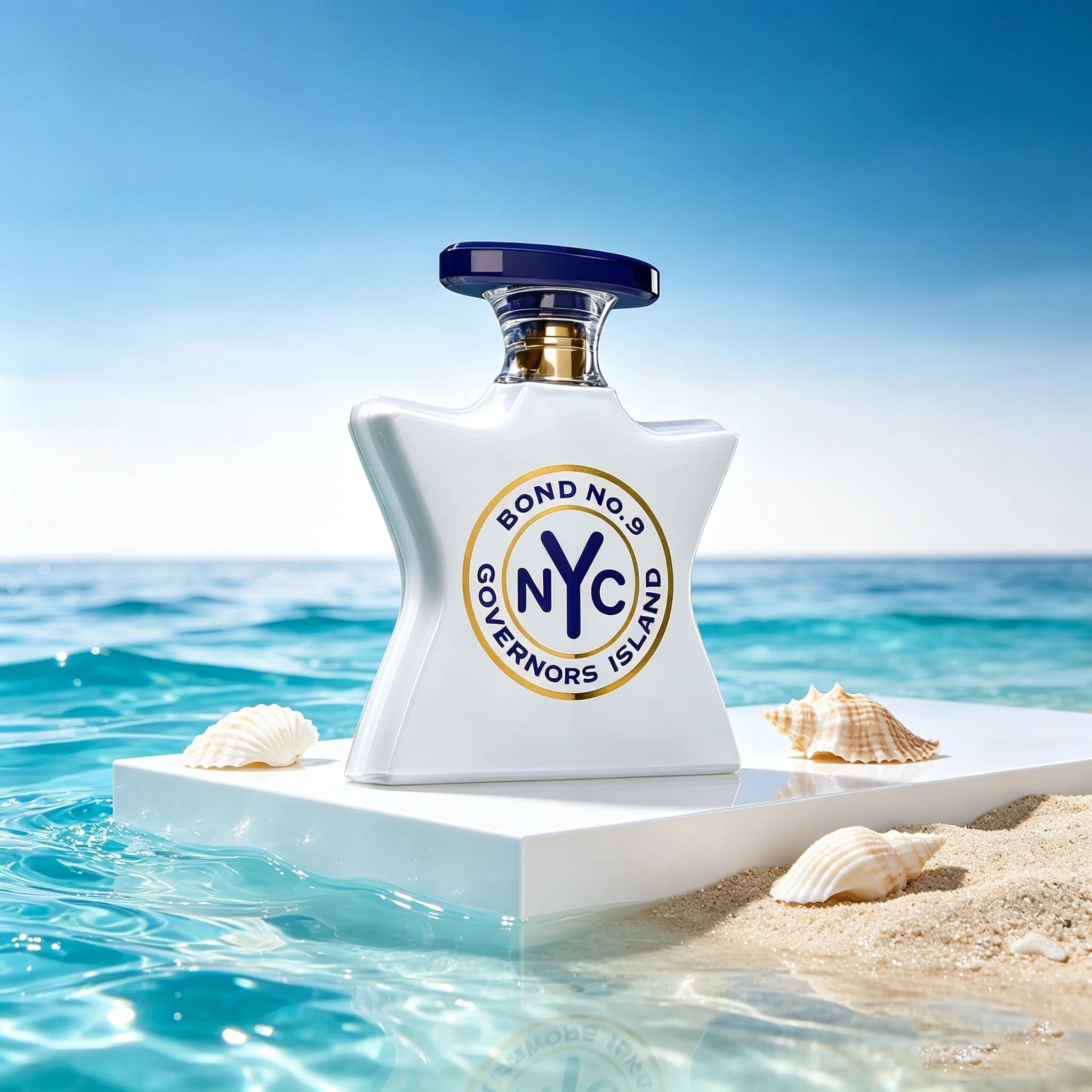 Bond No. 9 New York Governor's Island Eau de Parfum Spray for Unisex – Crisp Woody Aromatic & Resinous Scent, Bergamot, Incense, Vetiver & Amber, Addictive Long‑Lasting Sillage, Perfect Anniversary & Housewarming Gift, 3.