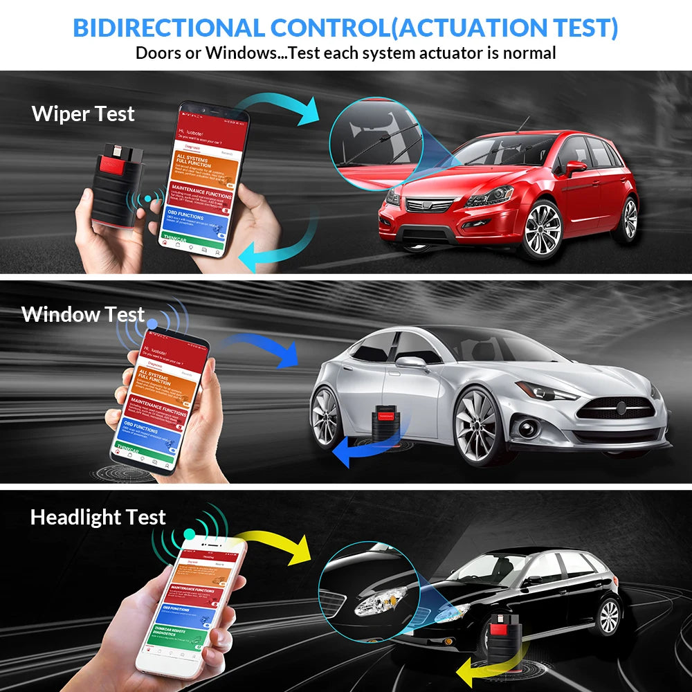 2026 THINKCAR New Thinkdiag ALL System Car Diagnostic Tools ECU Coding Active Test 16 Reset 1 Year Free OBD2 Scanner Code Reader