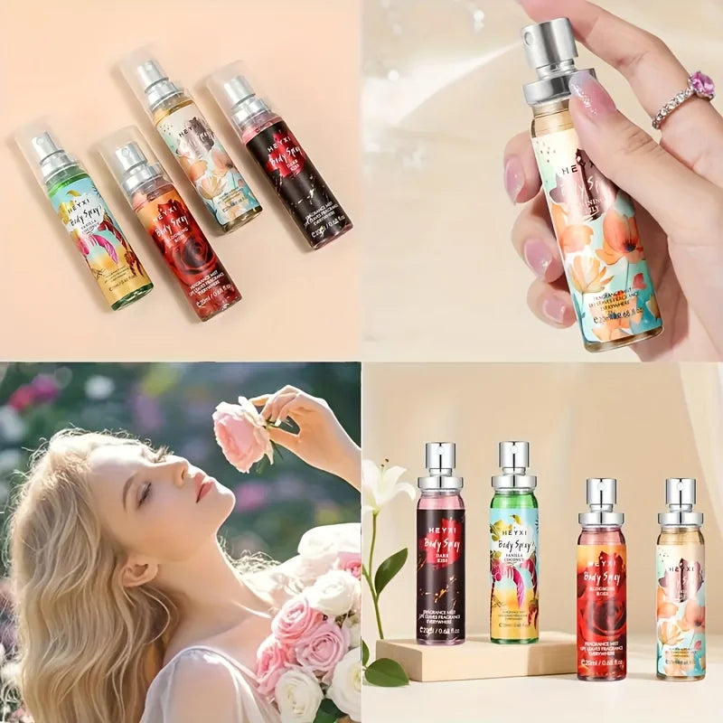 Fragrant Hair & Body Mist Floral Scent Long-Lasting Fragrance Perfect for Daily Use Dates Travel-Size Pocket Perfume Unisex