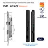 Ip66 Tuya Security Glass Sliding Door Lock Electronic Fingerprint Face Recognition Smart Door Lock Digital Lock for Slide Door