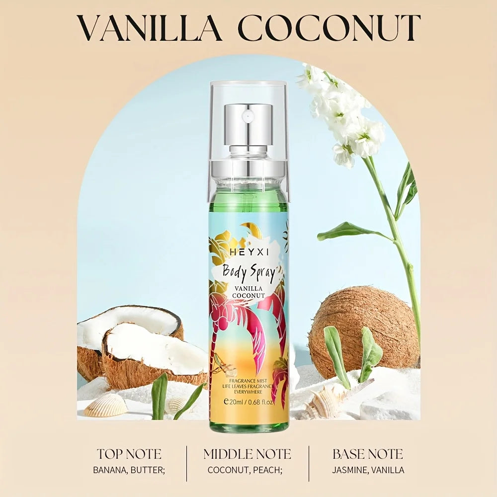 Fragrant Hair & Body Mist Floral Scent Long-Lasting Fragrance Perfect for Daily Use Dates Travel-Size Pocket Perfume Unisex