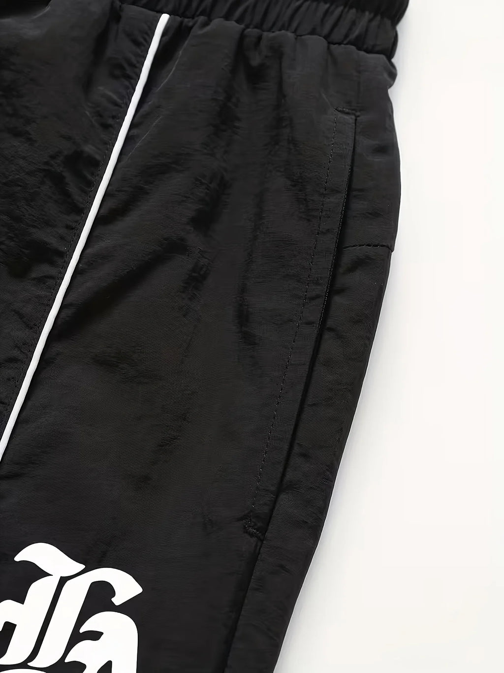 Y2K Wide Leg Color Block Baggy Parachute Pants Hip Hop Track Trousers for Men Streetwear Casual Loose Fit Trousers