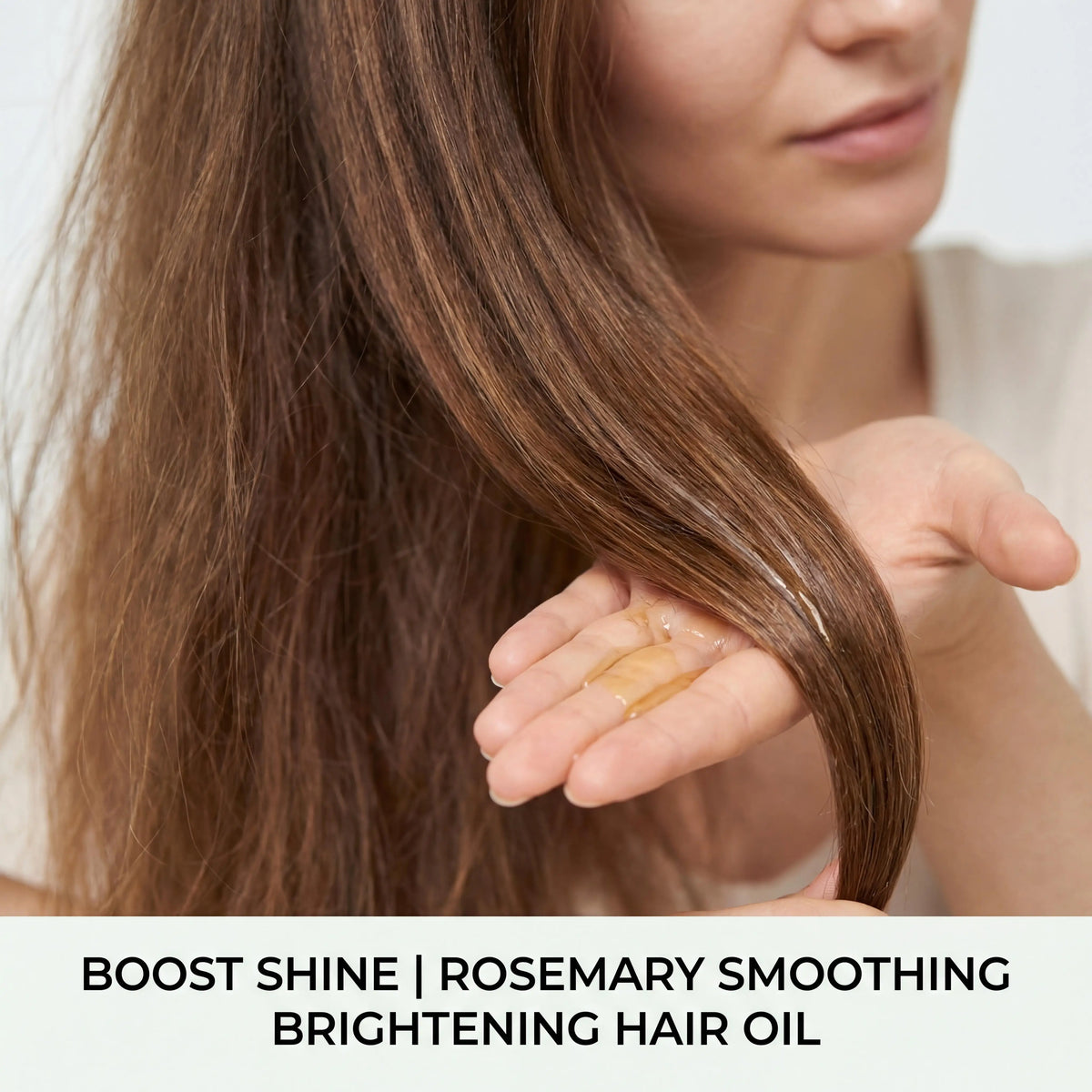 Rosemary Smoothing Hair Oil Hydrolyzed Keratin Botanical Extract Lightweight Moisture Formula Softens Strands Improves Smoothness Nourishing Scalp Hair Care