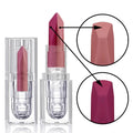 Color-Changing Dual-Tone Lipstick, Temperature-Sensitive Rose & Purple, Moisturizing, Long-Lasting, Waterproof, Unisex,Skin-Safe