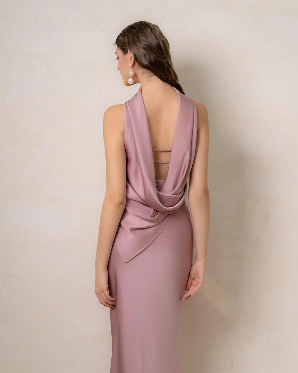 Elegant Women's Sleeveless Silk Maxi Dress Wedding Maxi Dress Engagement long gown Plain Dyed Available Big Size