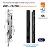 Ip66 Tuya Security Glass Sliding Door Lock Electronic Fingerprint Face Recognition Smart Door Lock Digital Lock for Slide Door