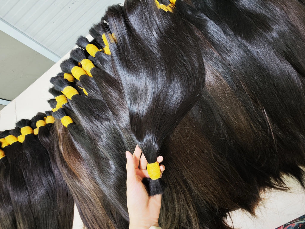 2025 Hot Selling Premium Quality 100% Vietnamese Baby Hair Extensions Full Cuticle Girls' Wholesale Price Ready Human