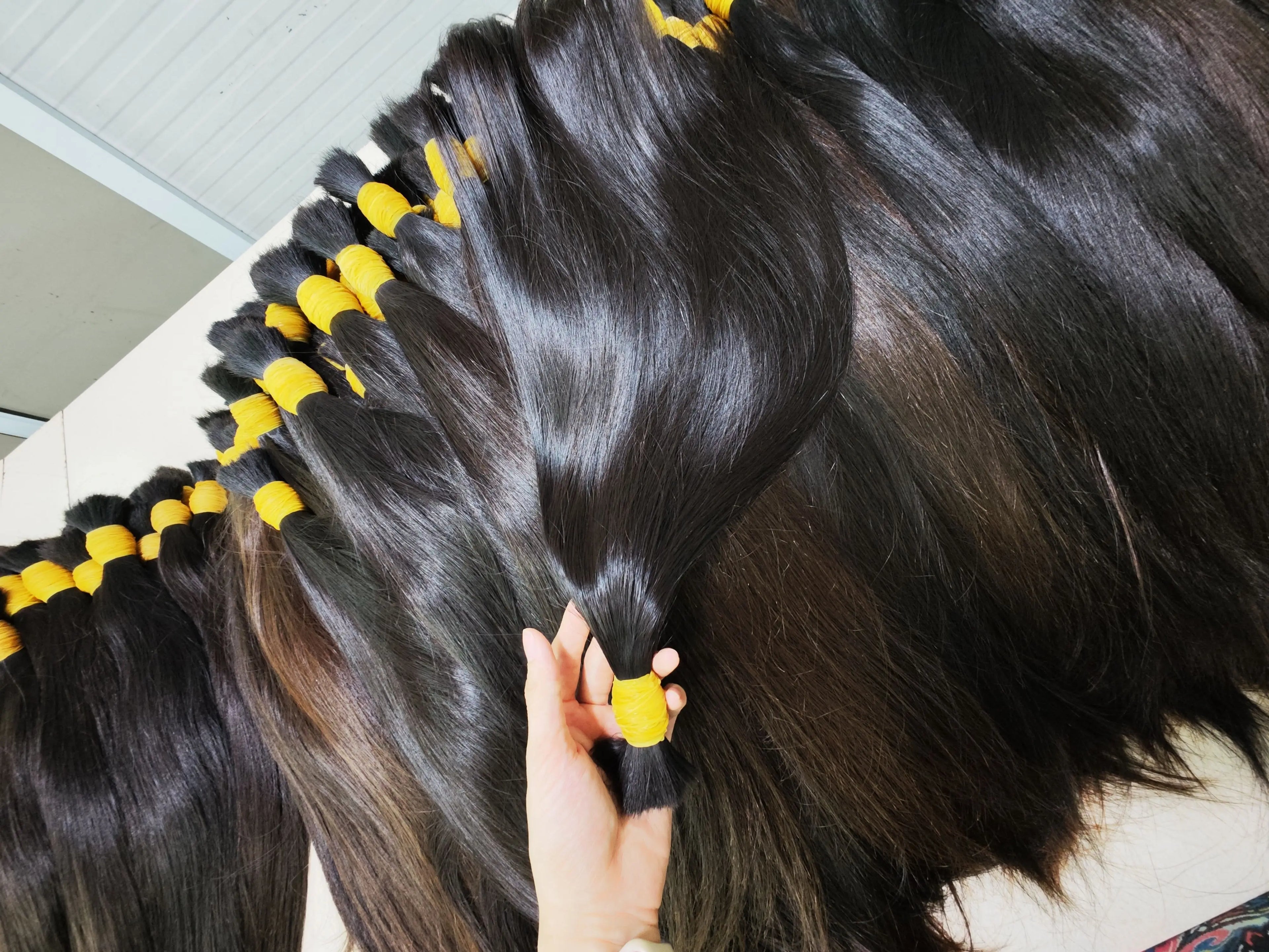 2025 Hot Selling Premium Quality 100% Vietnamese Baby Hair Extensions Full Cuticle Girls' Wholesale Price Ready Human
