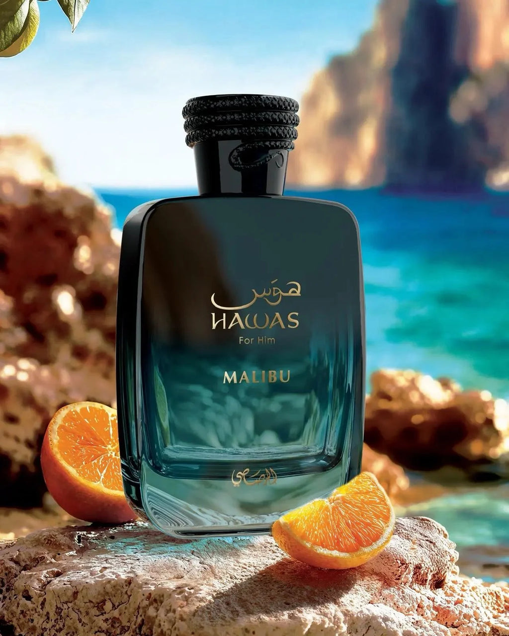 Hawas For Him Malibu Eau de Parfum 100ml 3.38fl.oz Men Aquatic Citrus Long Lasting Fragrance