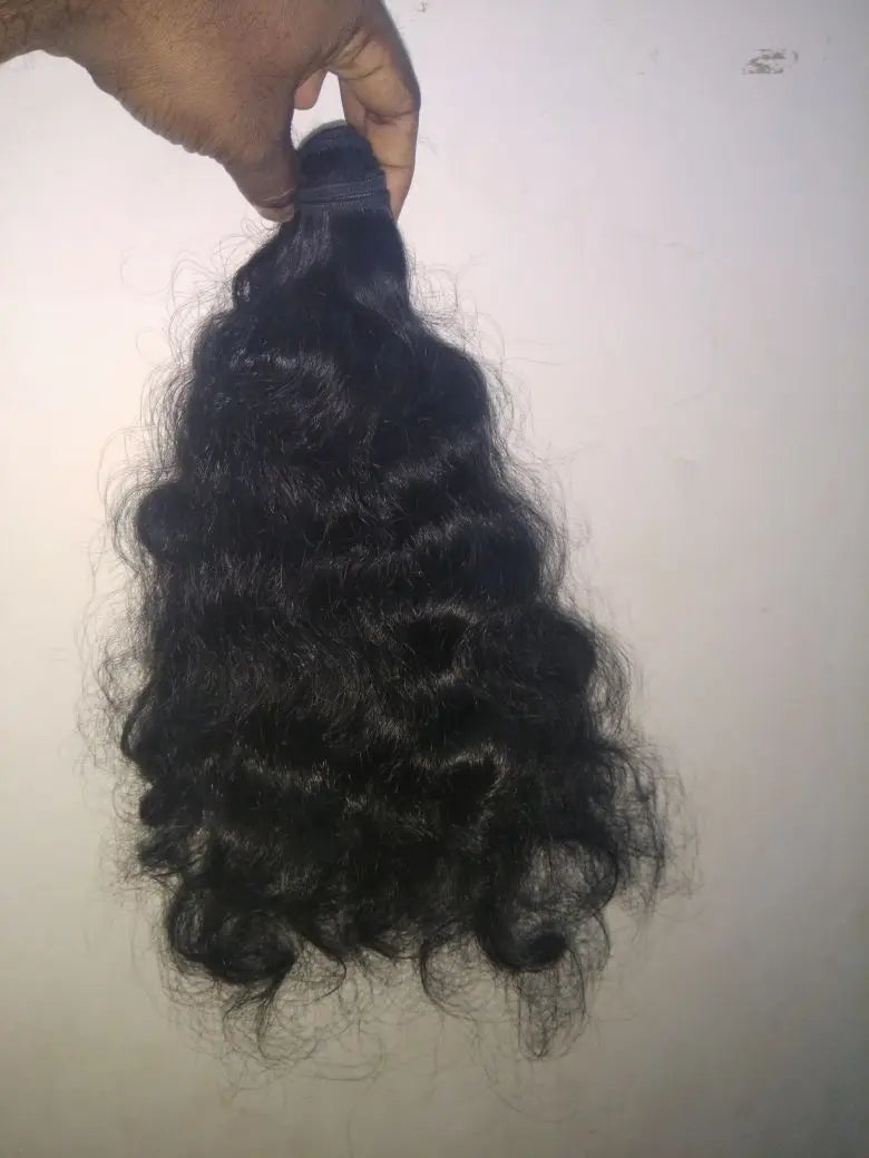 100% South India Unprocessed Virgin Cuticle Intact Hair Bundle Single Drawn Weft Natural Color Indian Human Hair Extensions