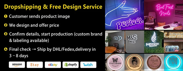 IP65 Custom LED Channel Letter Sign Backlit 3D Business Logo Light Sign Waterproof Signboard for Beauty Hair Salon Barber Store