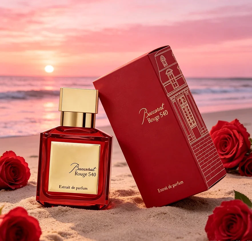 Rougee 540 Extrait de Parfum Neutral perfume Amber wood flower fragrance Long lasting fragrance, elegant luxury, unique fragrance, suitable for multiple venues, perfect gift choice