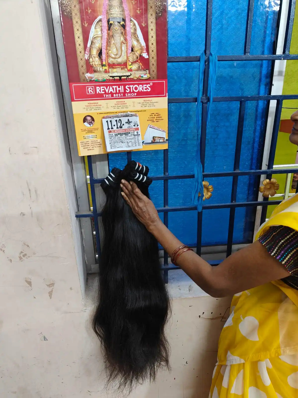 Wholesale 12A Cuticle Aligned Virgin Remy Single Donor Indian Hair Extensions Premium High Weft Light Color Unprocessed