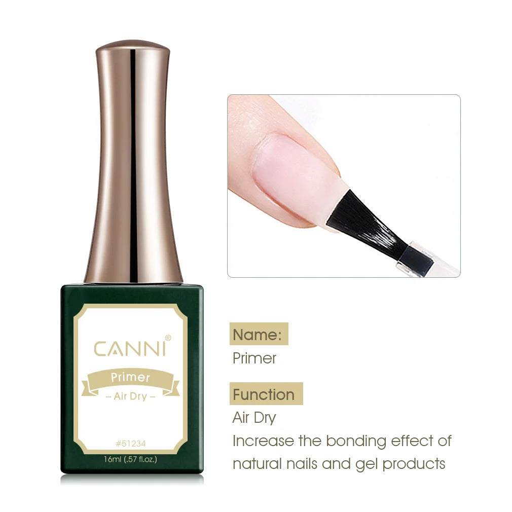 CANNI 16ml Nail Art Salon Professional Use Long-lasting High Glossy  Black Pink White Red Color Nail Gel Polish Enamel Lacquer